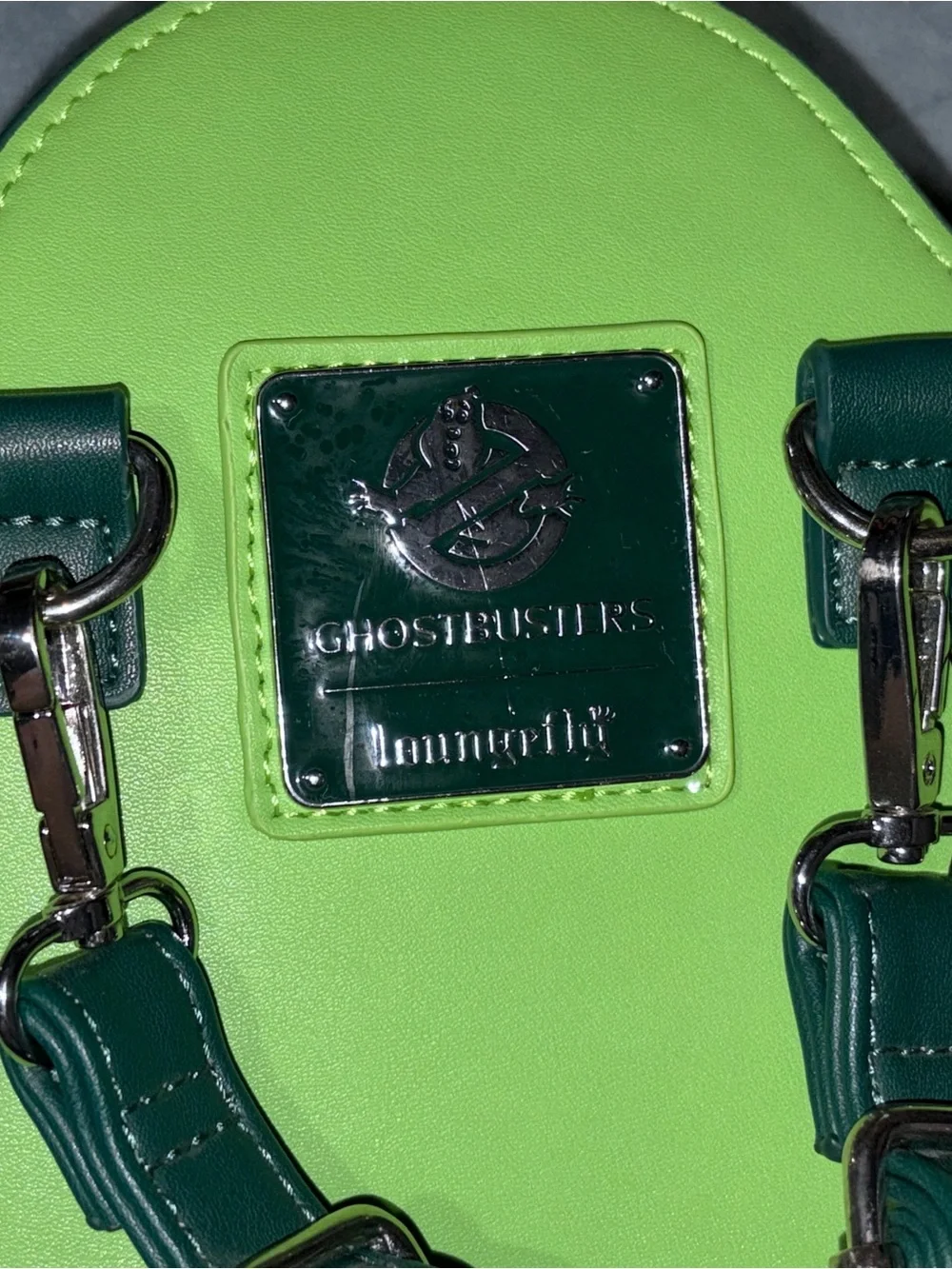 Loungefly Ghost Busters Slimer Convertible Backpack Rare
